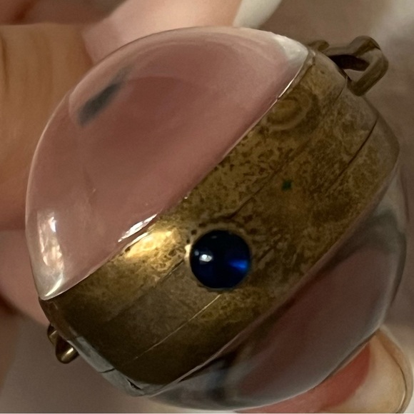 Steampunk magnifying orb watch, transparent, handwinding, very unique looking - Picture 7 of 10